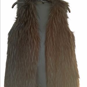 Green Faux Fur Vest